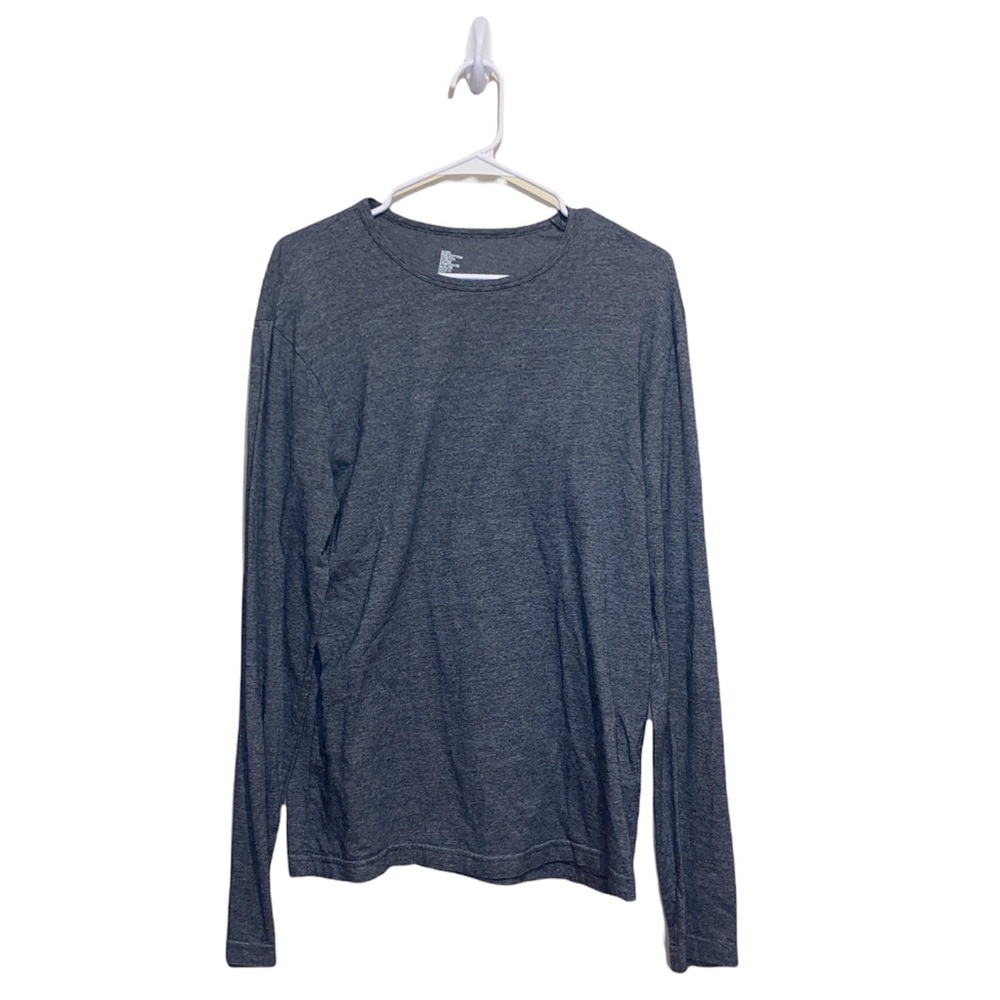 [H & M] White/Gray Long Sleeve